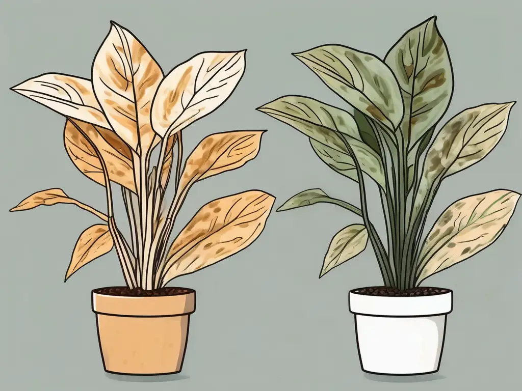 chinese evergreen anthracnose disease