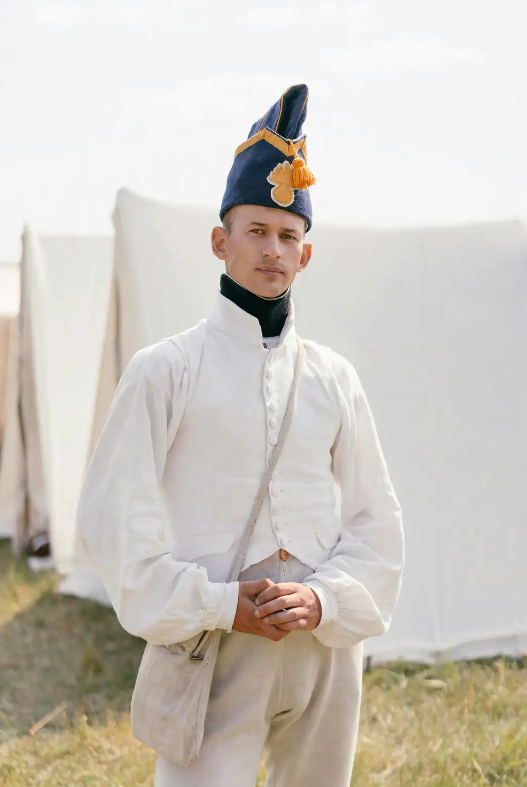 cornflower wreath historical reenactment