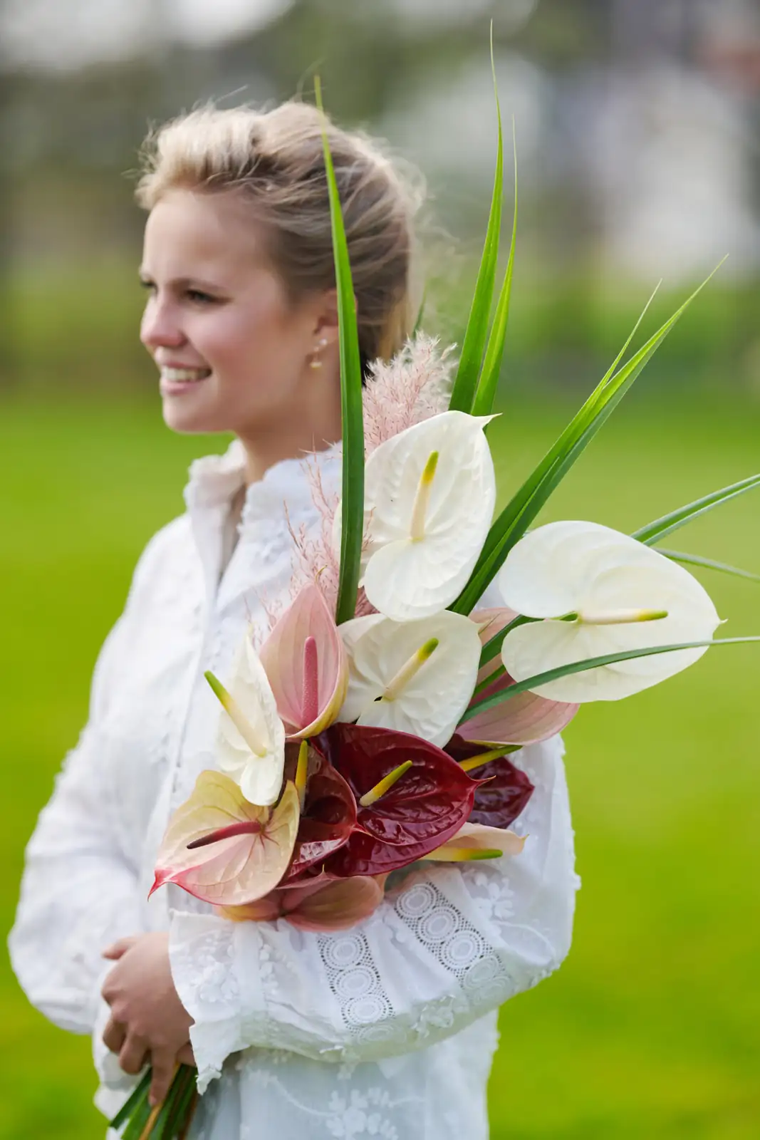 anthurium in wedding decor