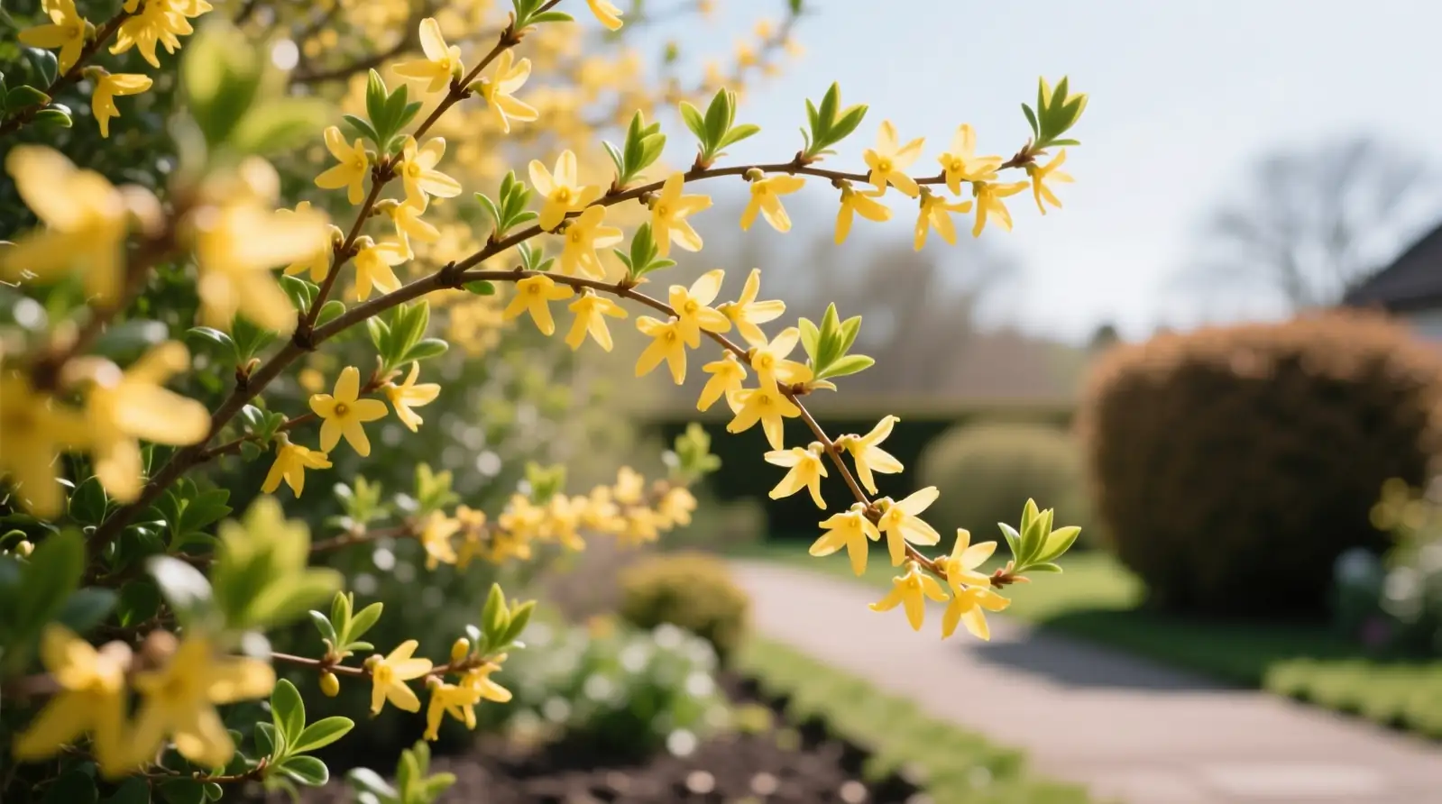 forsythia young plant care