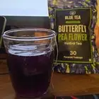 mallow tea color change with lemon