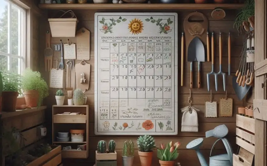 seasonal plant pruning calendar