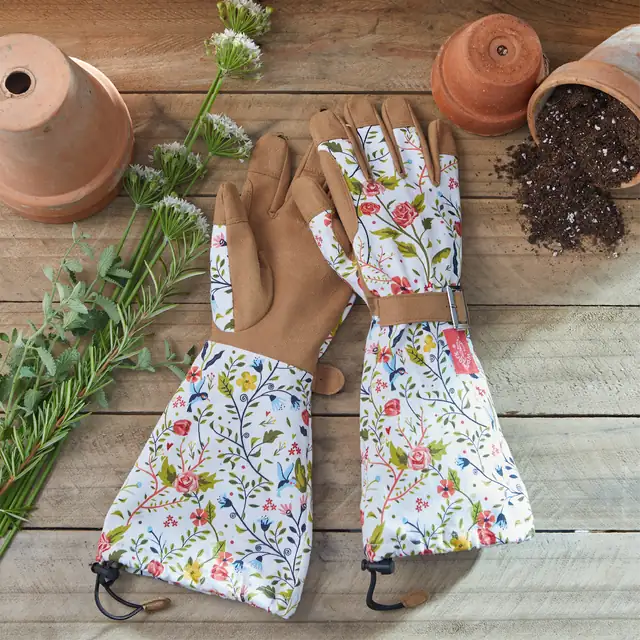 Brugmansia gardening safety gloves