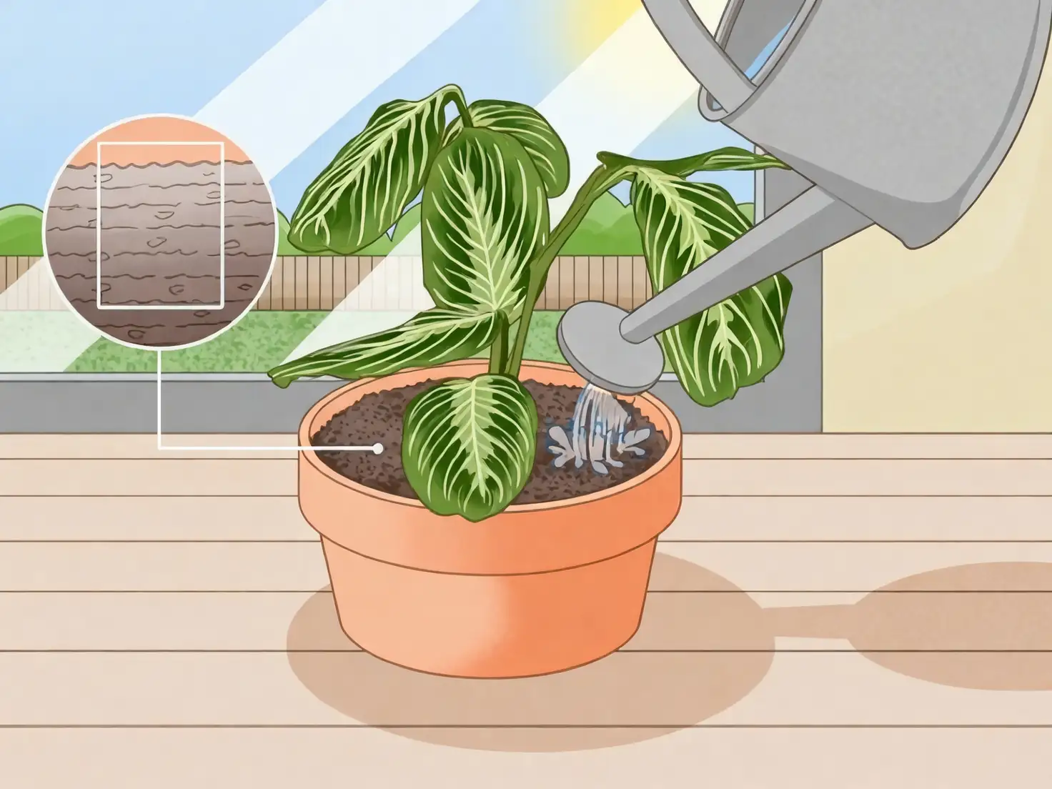prayer plant watering care