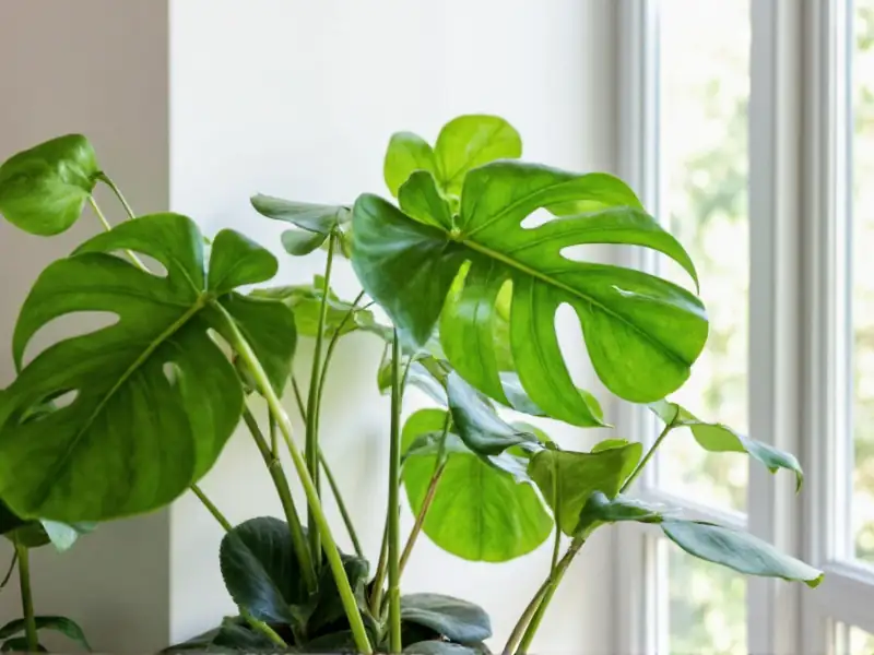 monstera in indirect light