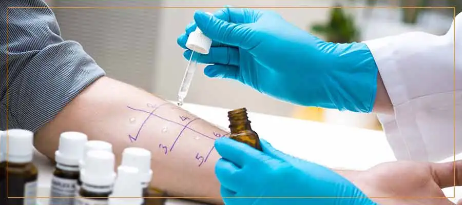 allergy testing in clinic