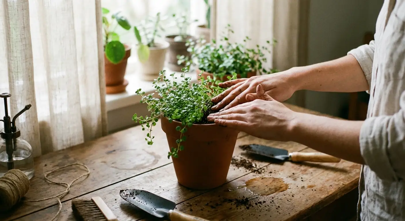 baby tears plant layering technique