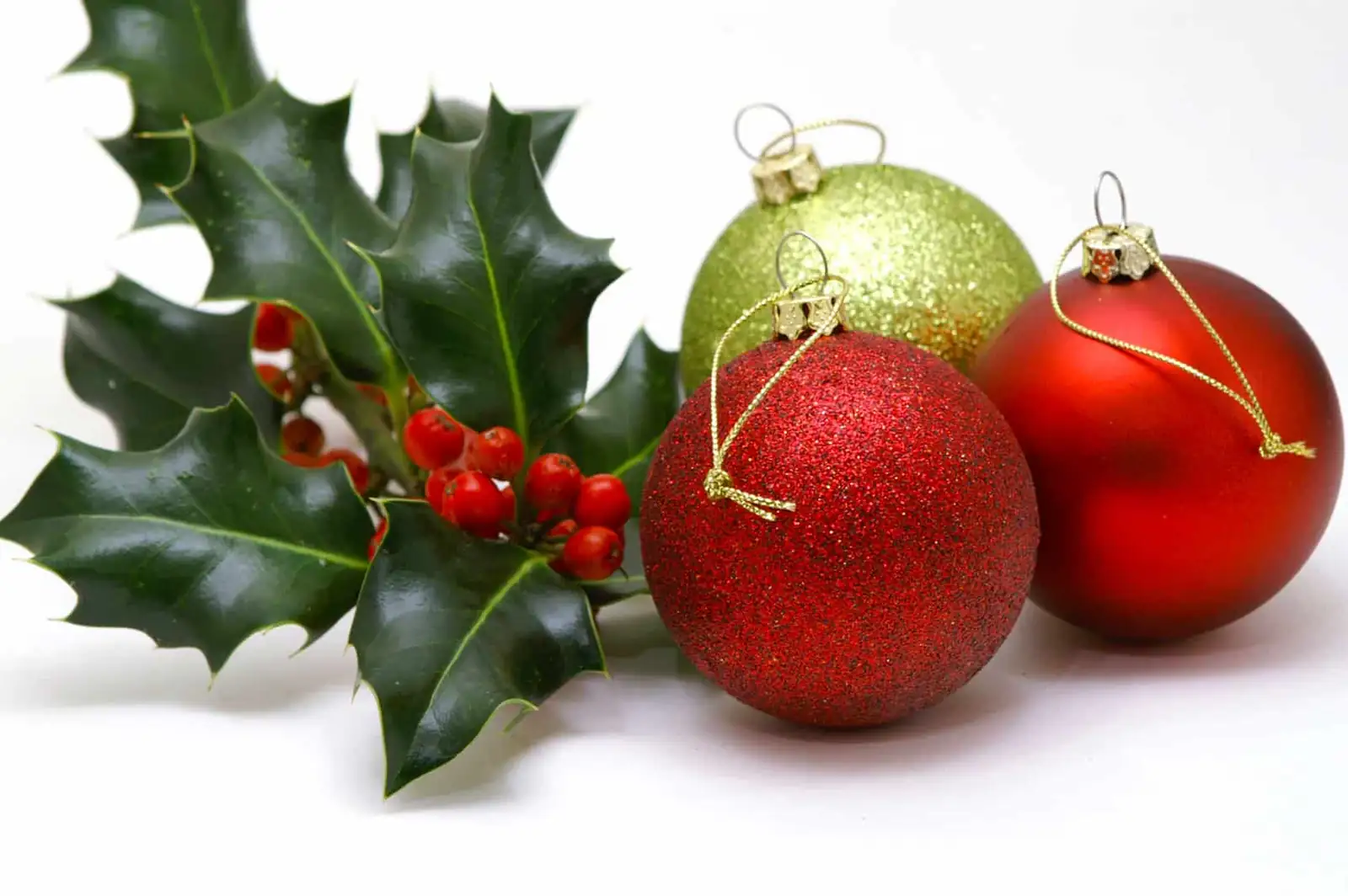 holly used in Christmas decoration