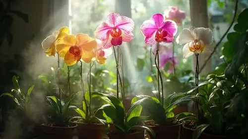 orchid ideal temperature humidity