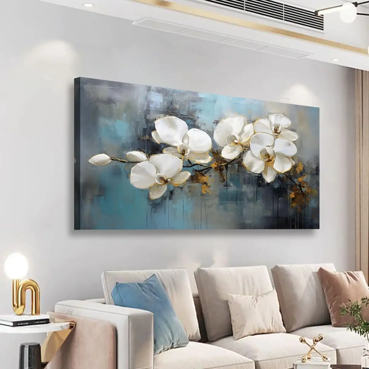 orchid home decor living room