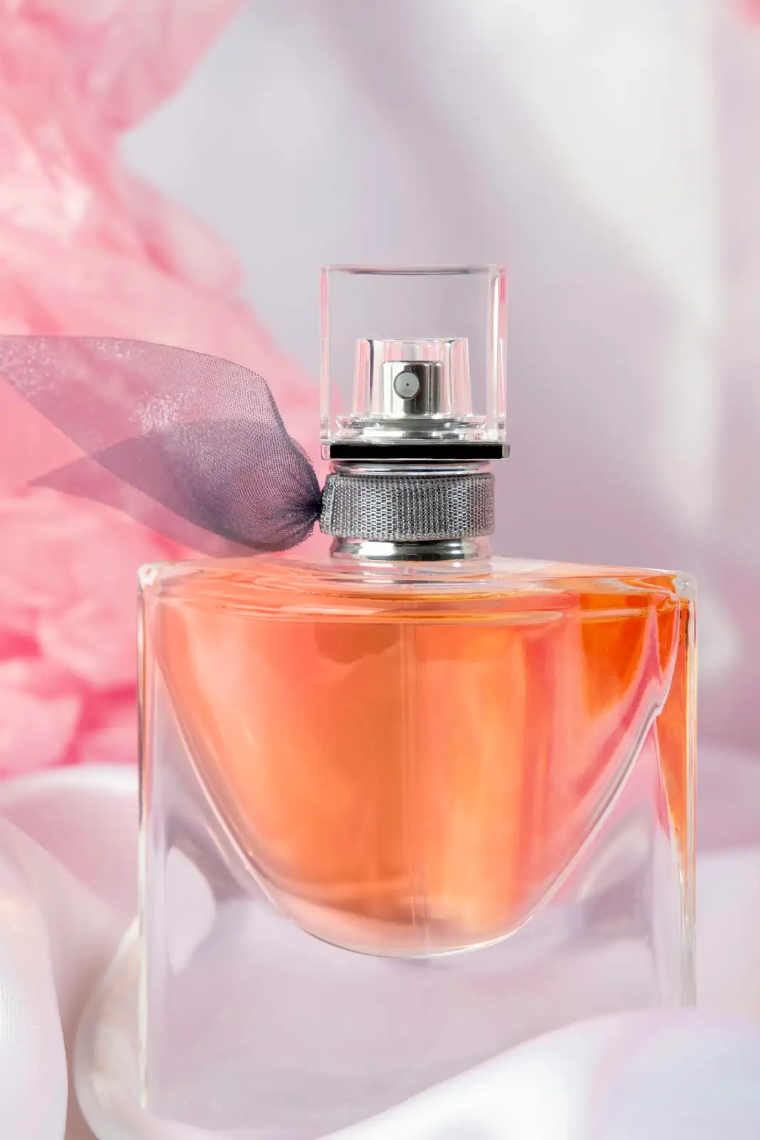perfume bottle with lily of the valley scent