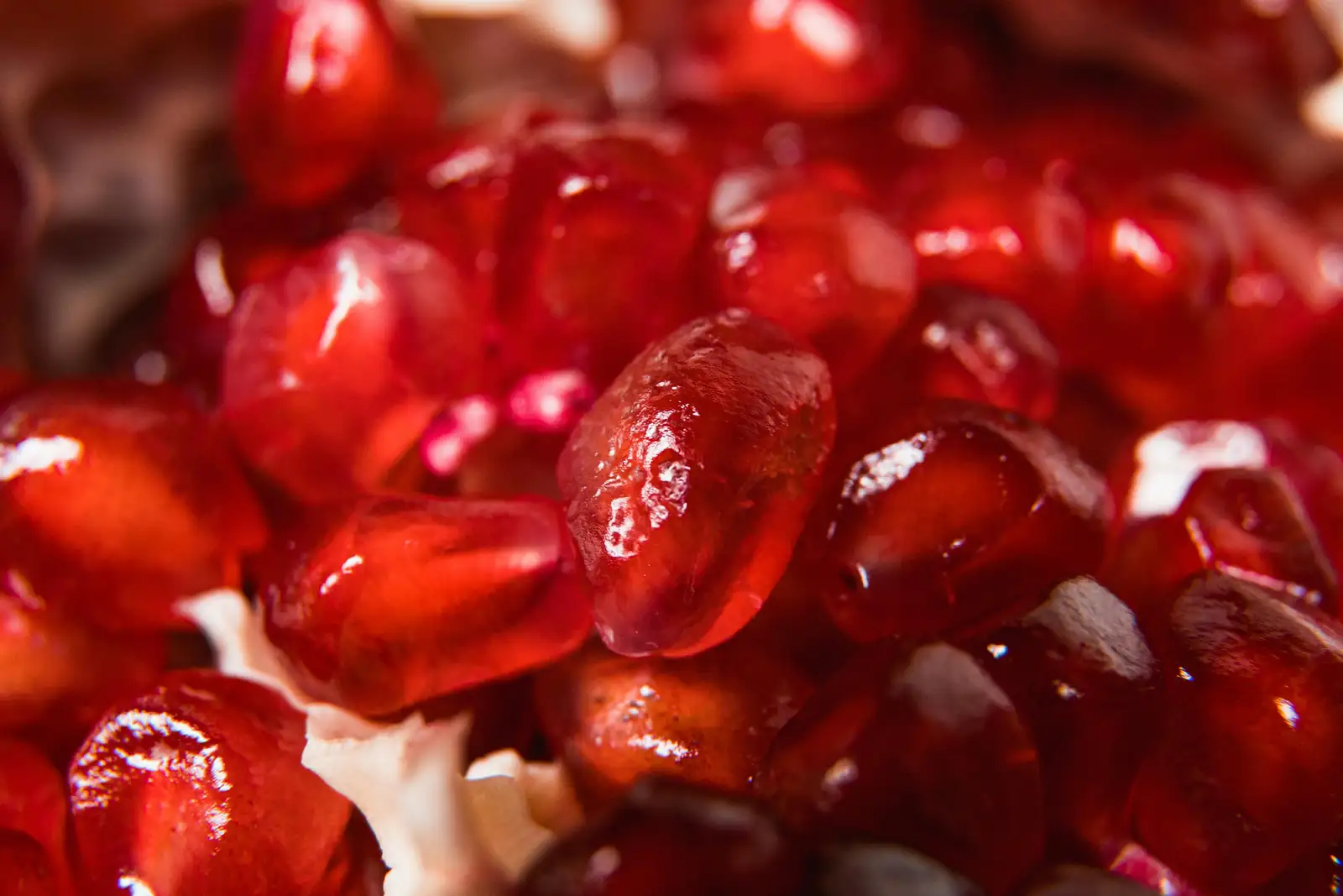 pomegranate juice and seeds