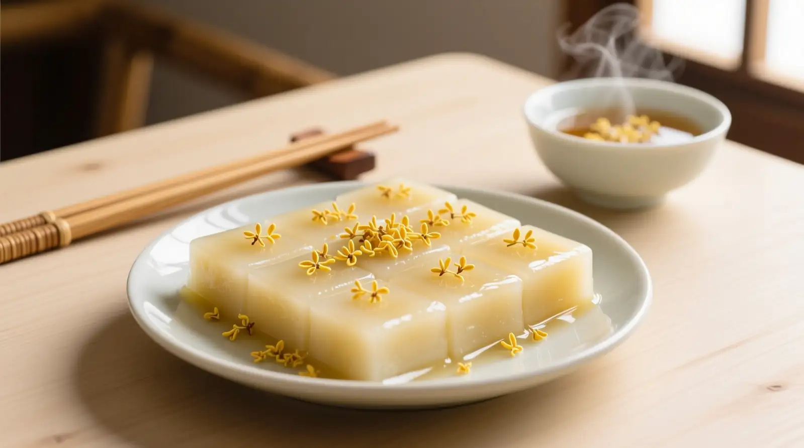 osmanthus cake dessert