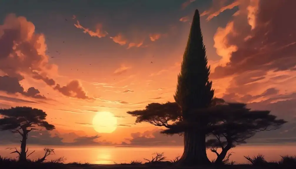 cypress tree cultural symbol