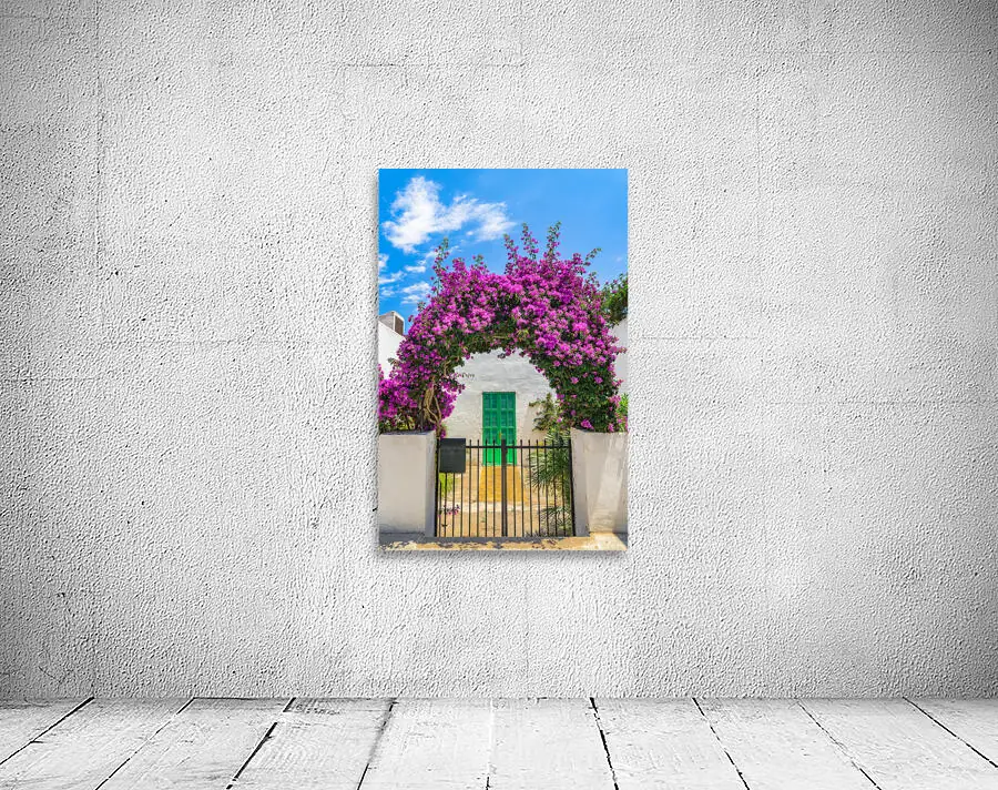 bougainvillea archway entrance