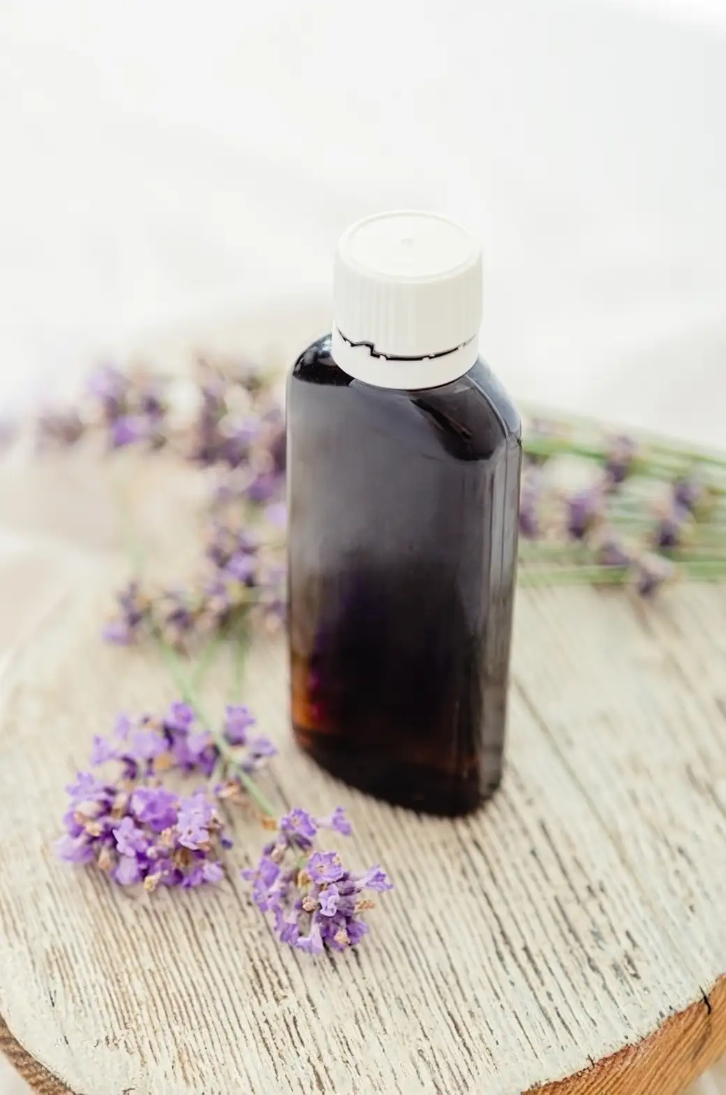 lavender essential oil bottle