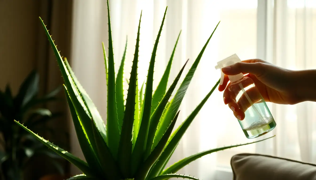 aloe vera in sunlight