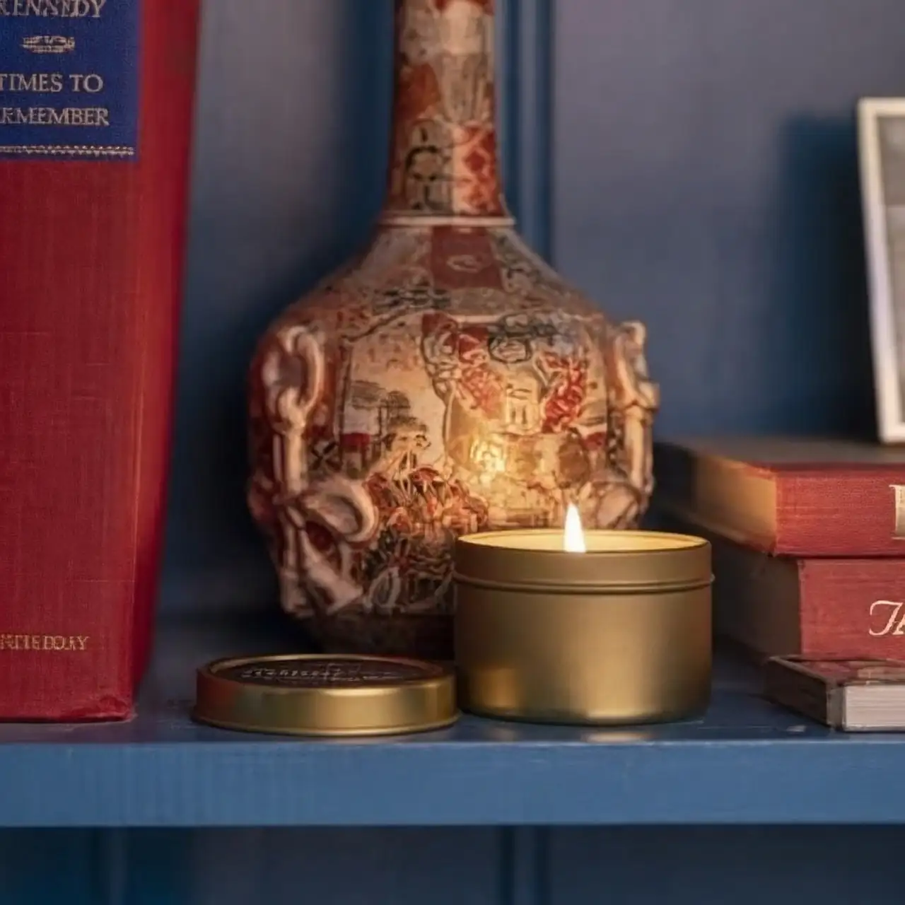 verbena sprigs altar candle