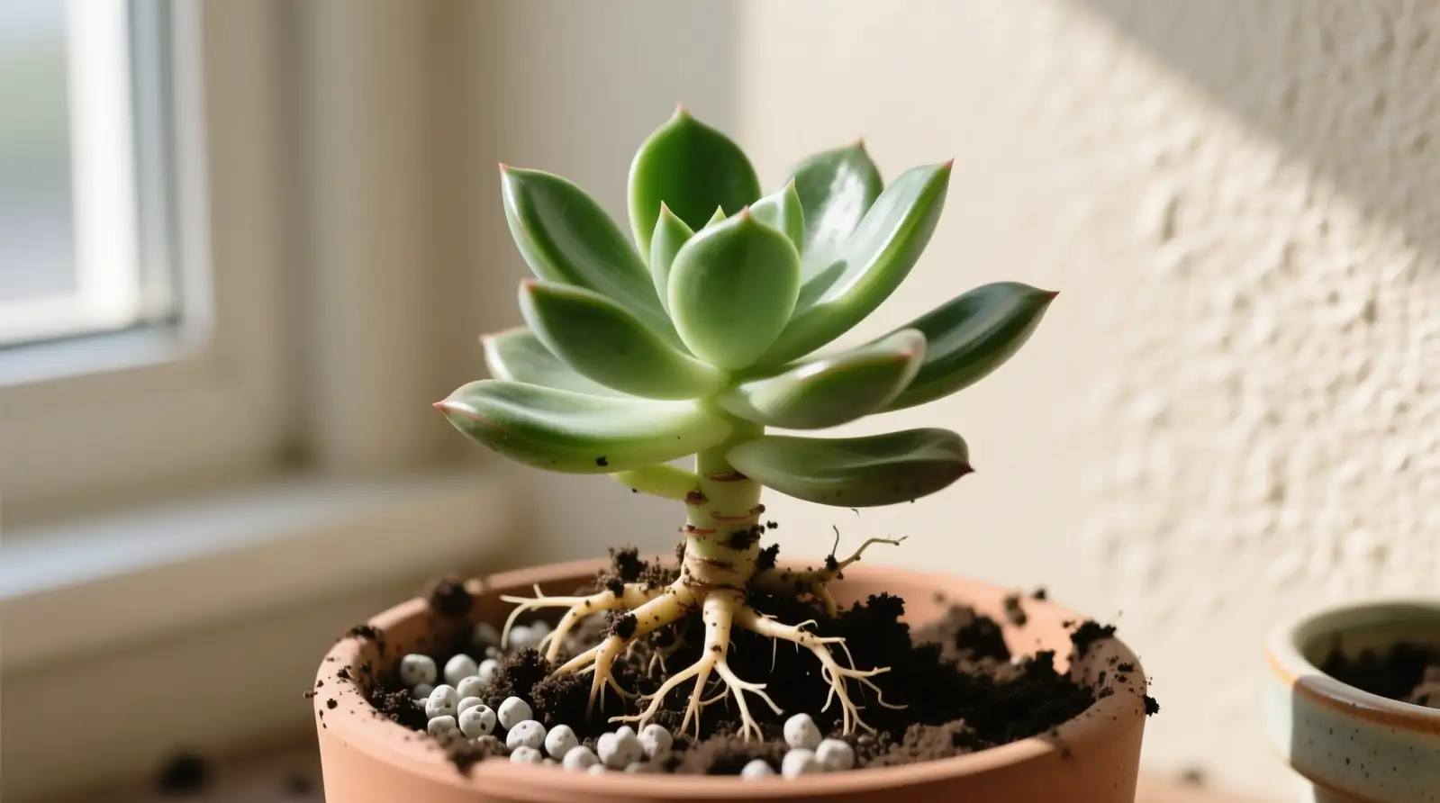 jade plant repotting gritty soil