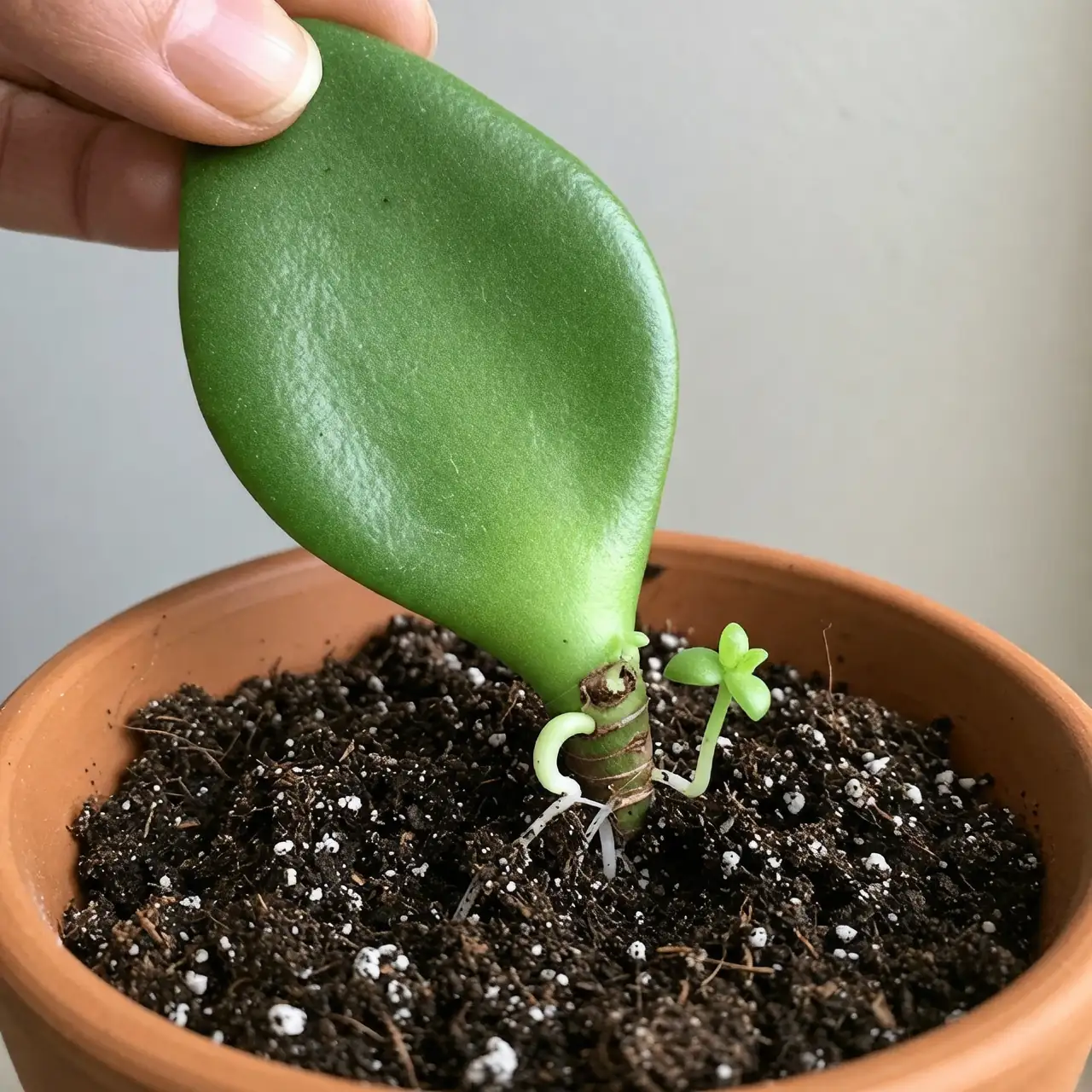 jade plant leaf cutting propagation