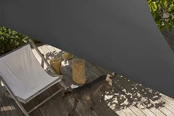 primrose shade cloth balcony setup
