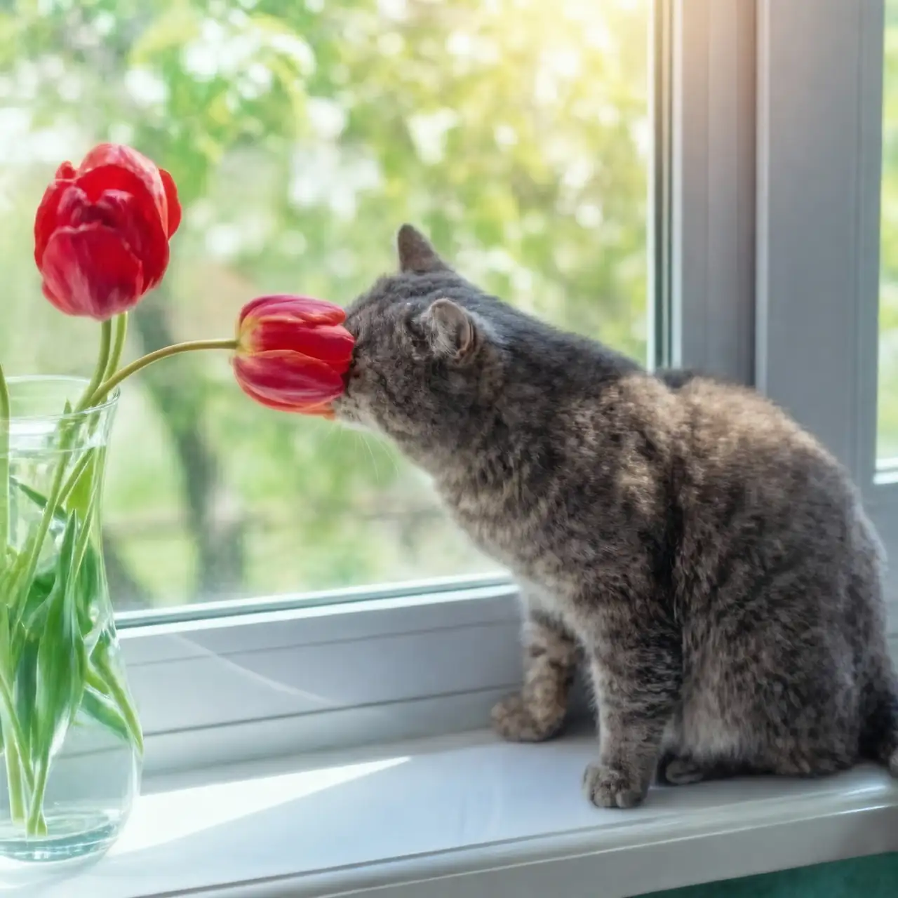cat near lily toxic warning