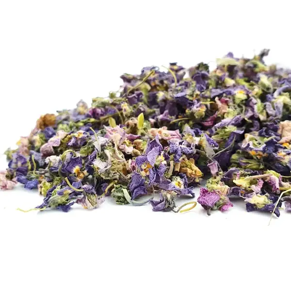 sweet violet hand harvesting basket