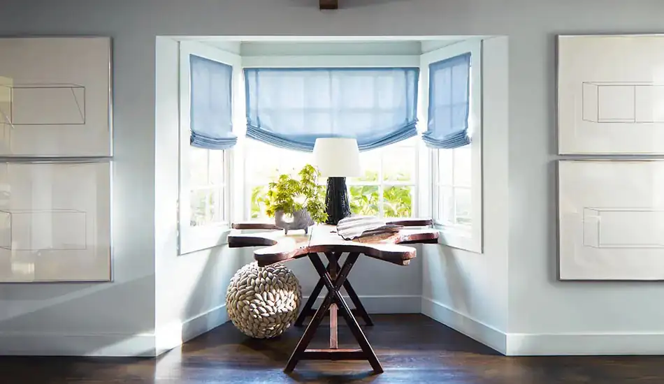 croton by window sheer curtain