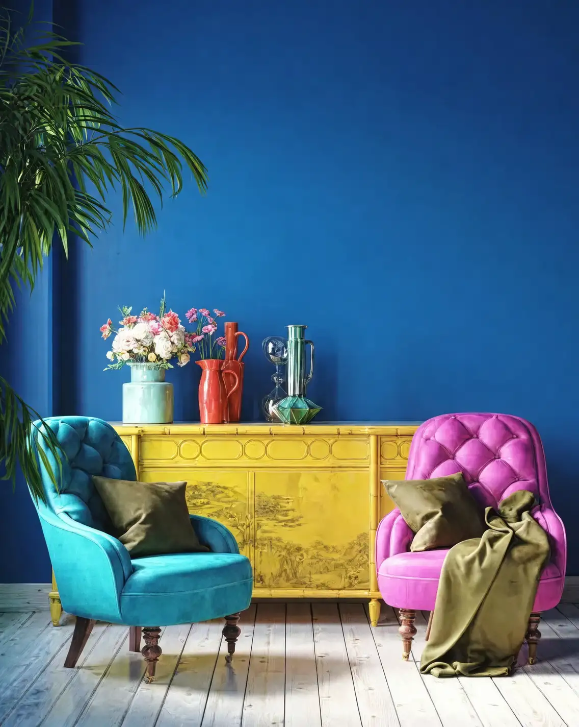 gerbera daisy colors living room styling
