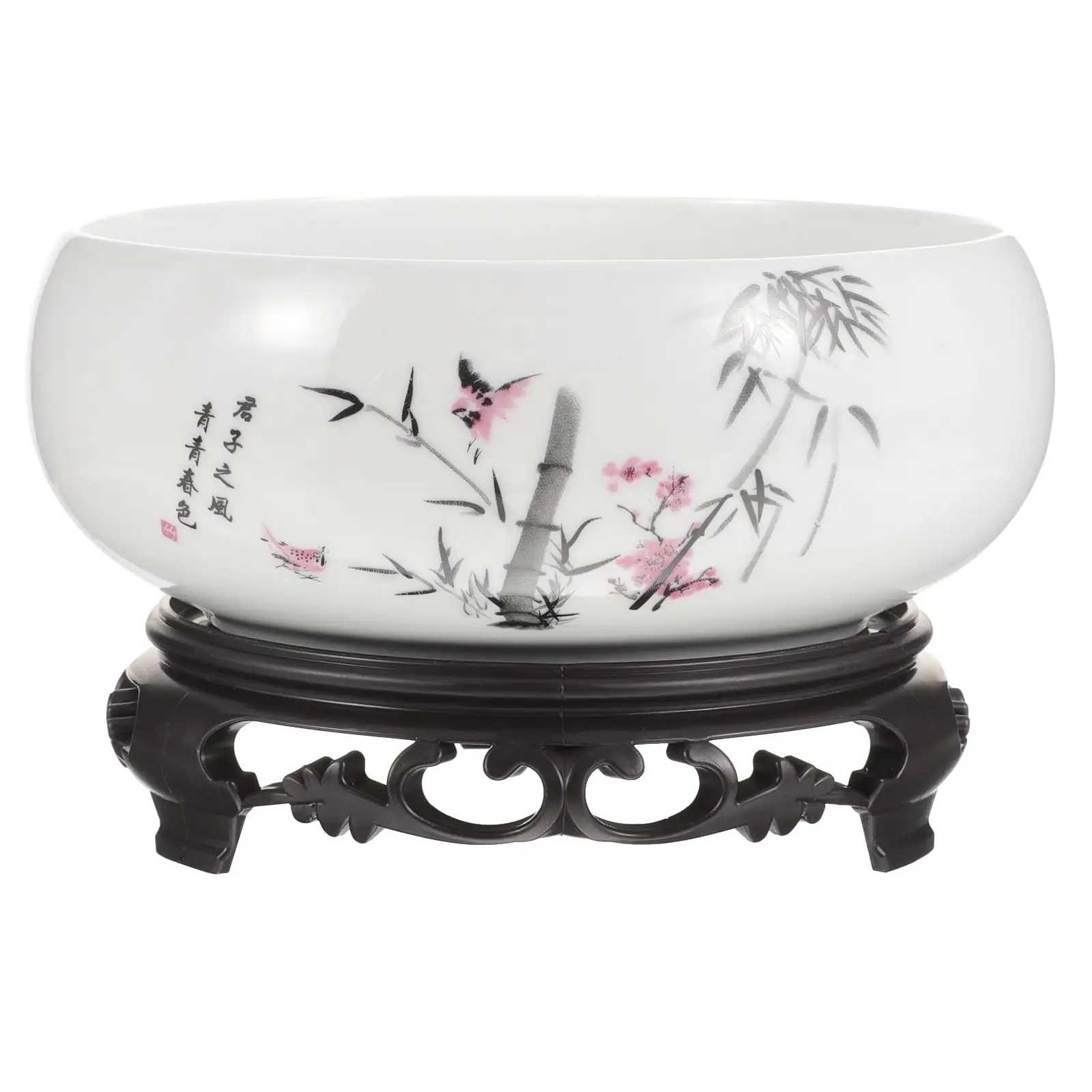 Chinese narcissus hydroponic bowl setup