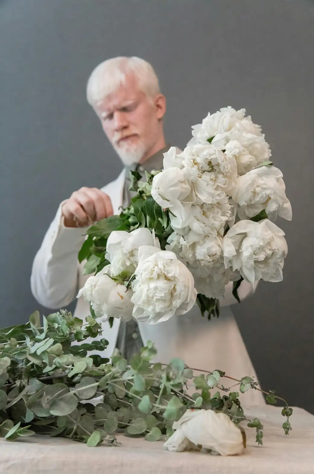 asparagus fern in bouquet