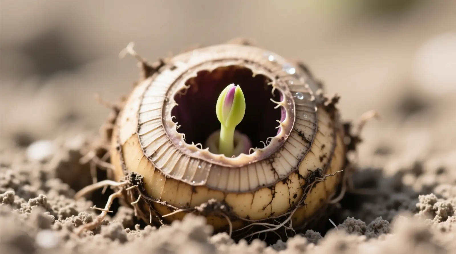 gloxinia tuber planting shallow