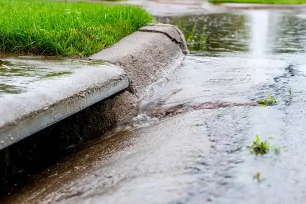 street tree pit drainage cross-section