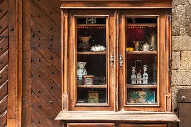 rieger begonia glass display cabinet