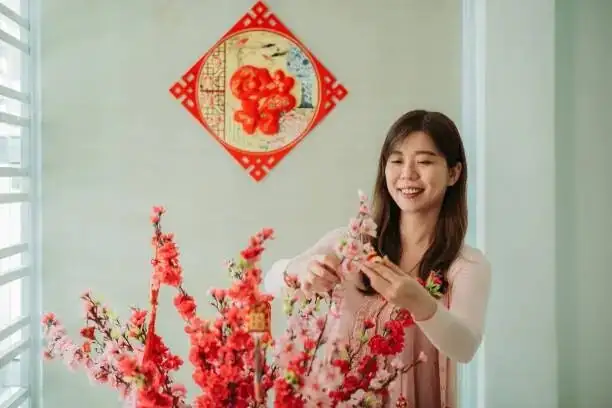 cymbidium Chinese New Year decor