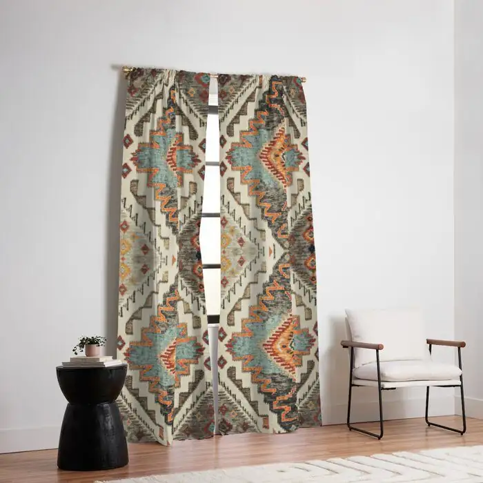 Persian buttercup south window curtain