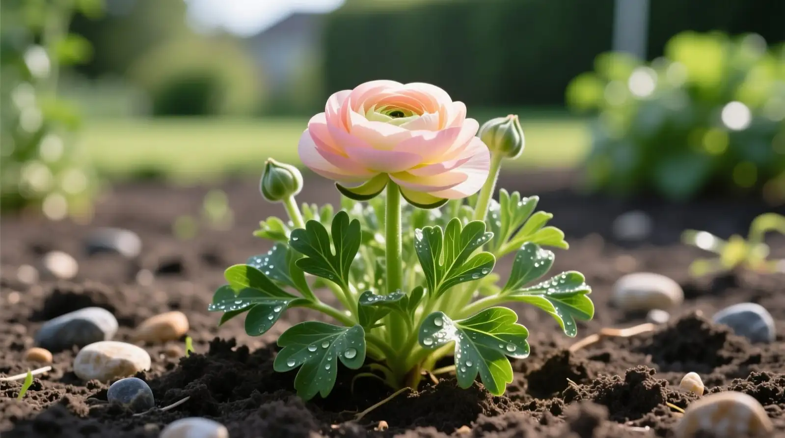 ranunculus nursery healthy plant