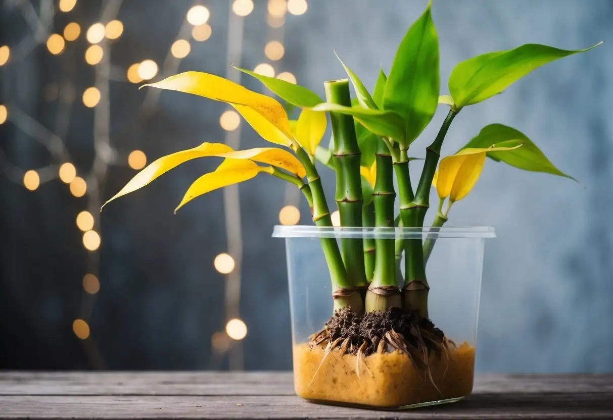 lucky bamboo root pruning scissors