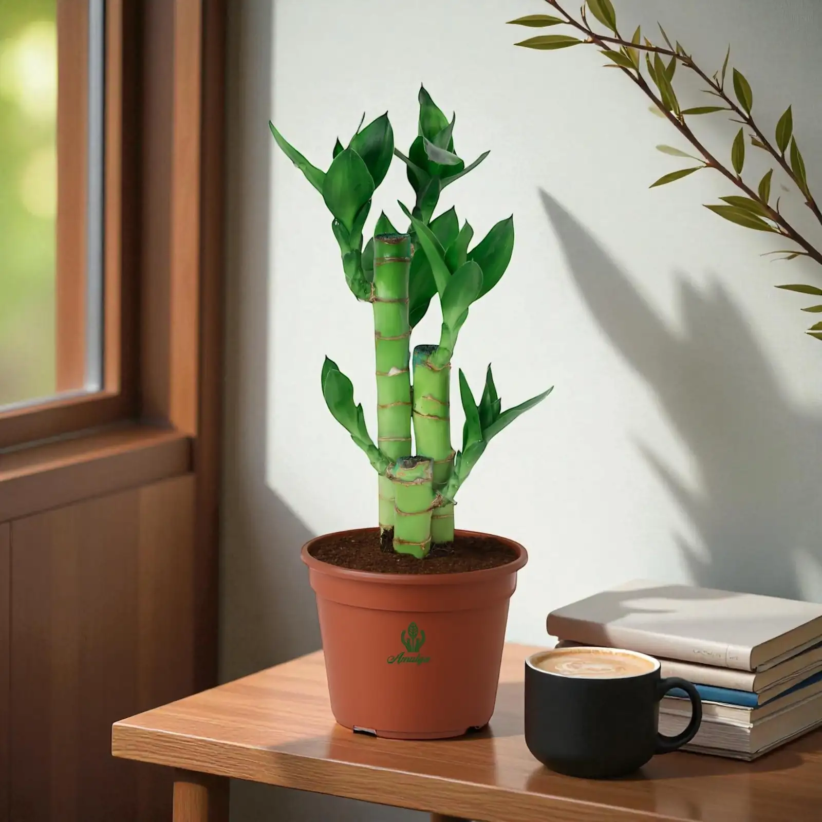 lucky bamboo living room table