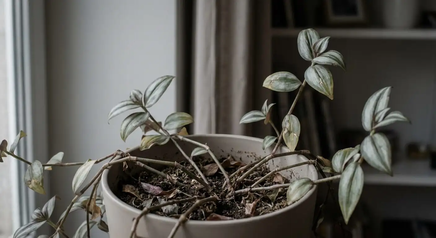 tradescantia zebrina leggy bare stems