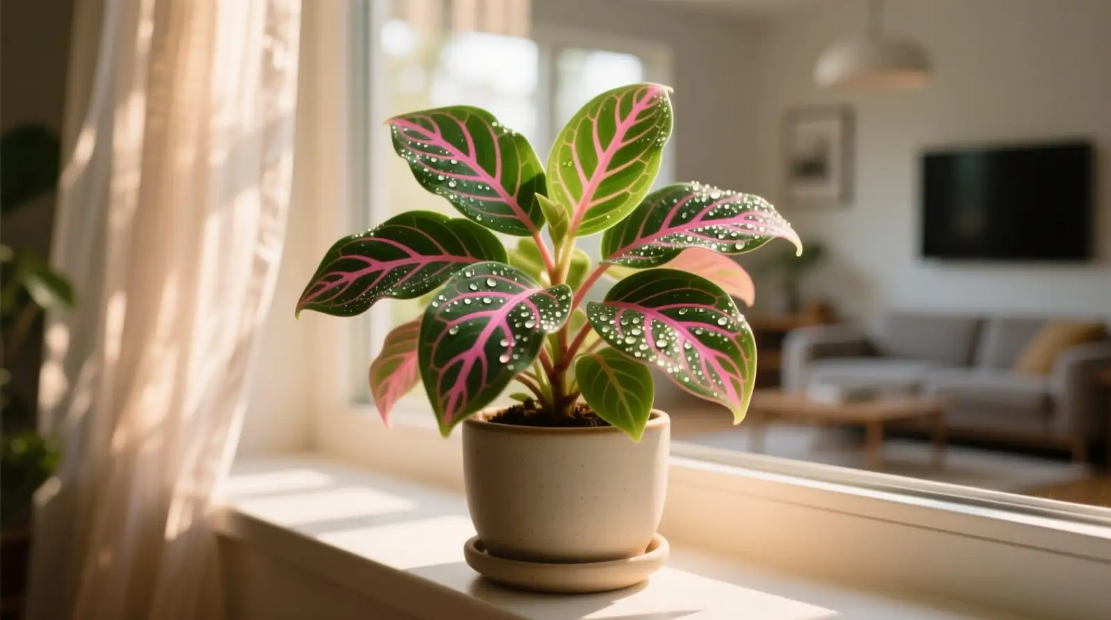 fittonia humidity tray hygrometer