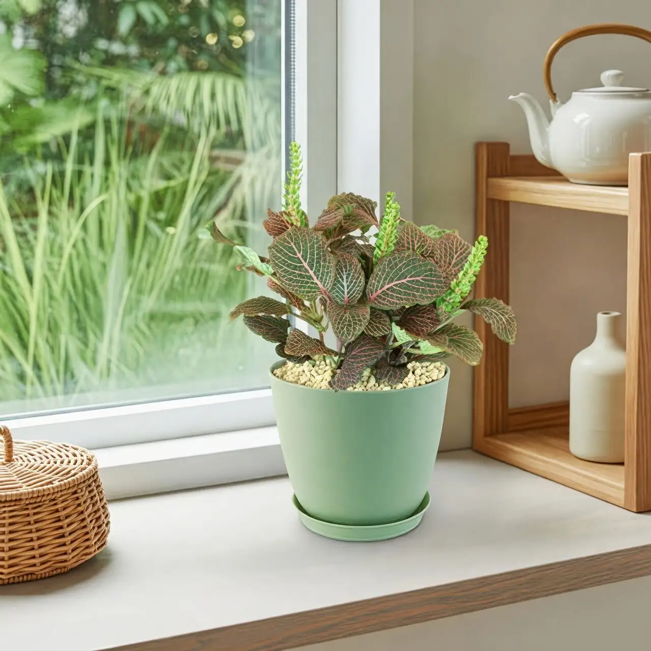 fittonia bright indirect window