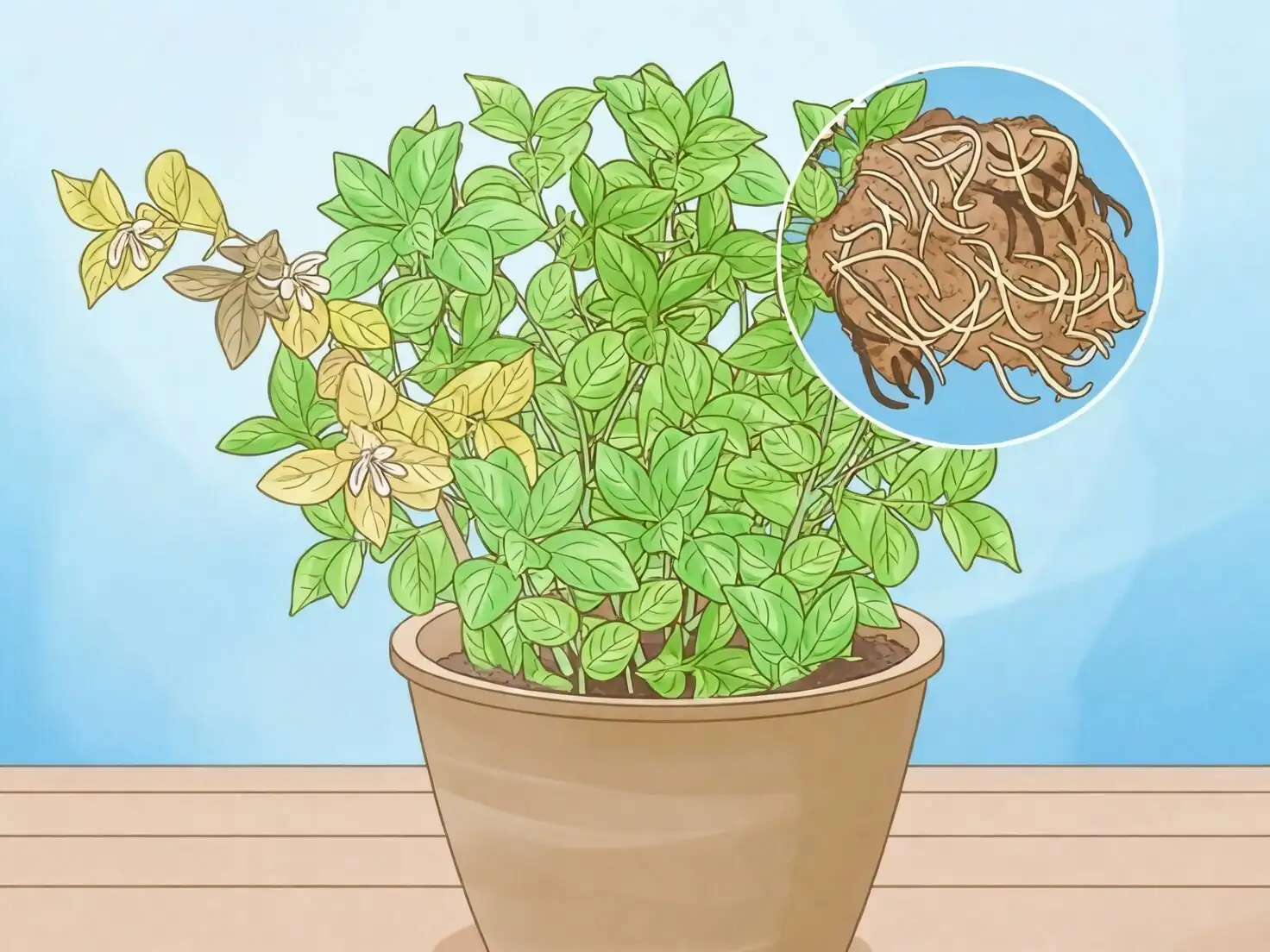 variegated asiatic jasmine root rot repotting
