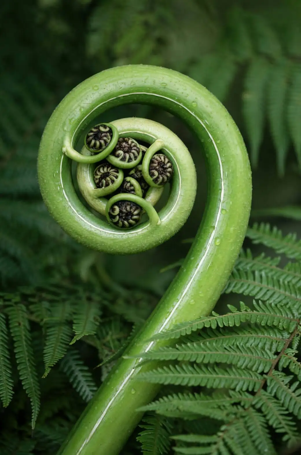 fern leaf sori close-up