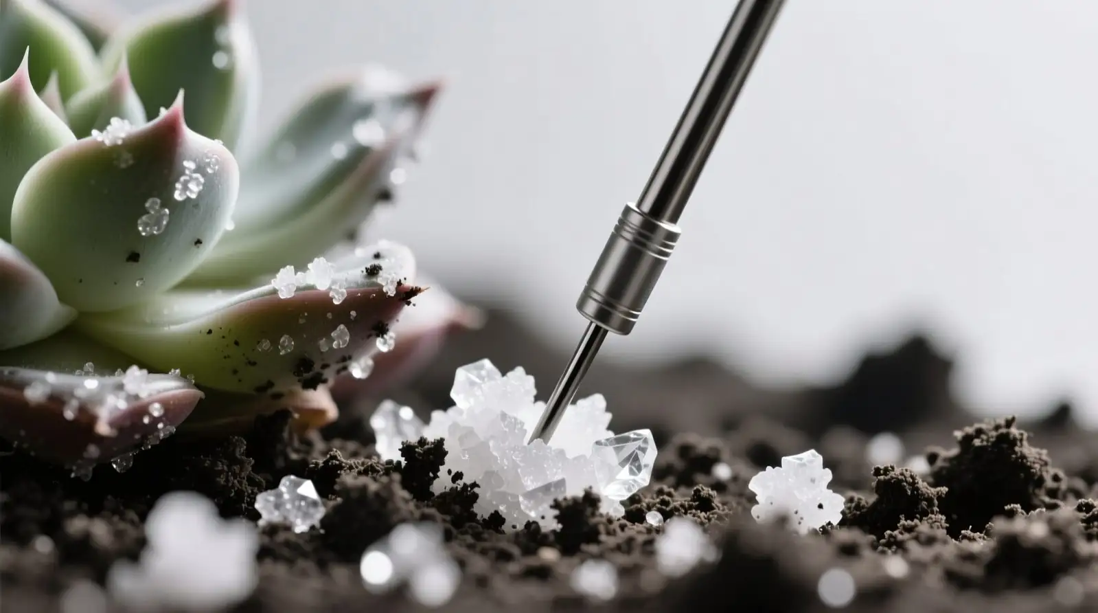 succulent soil dryness finger test