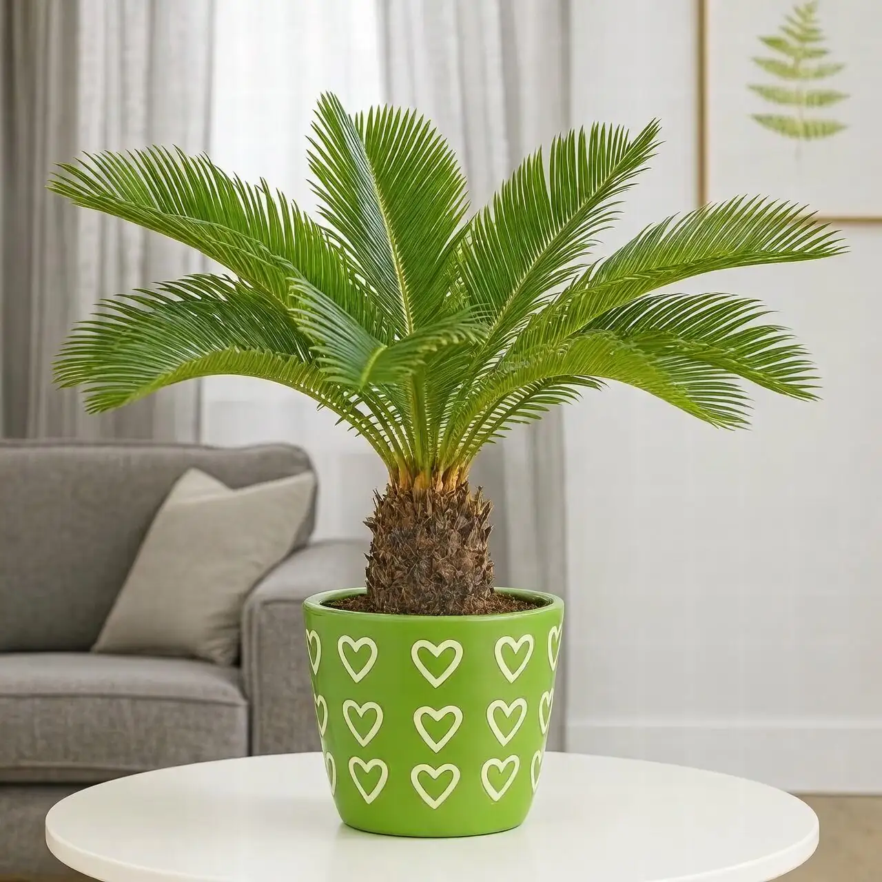 sago palm watering can pour