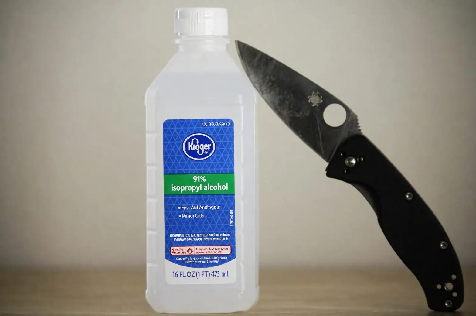 gardening knife alcohol sterilization