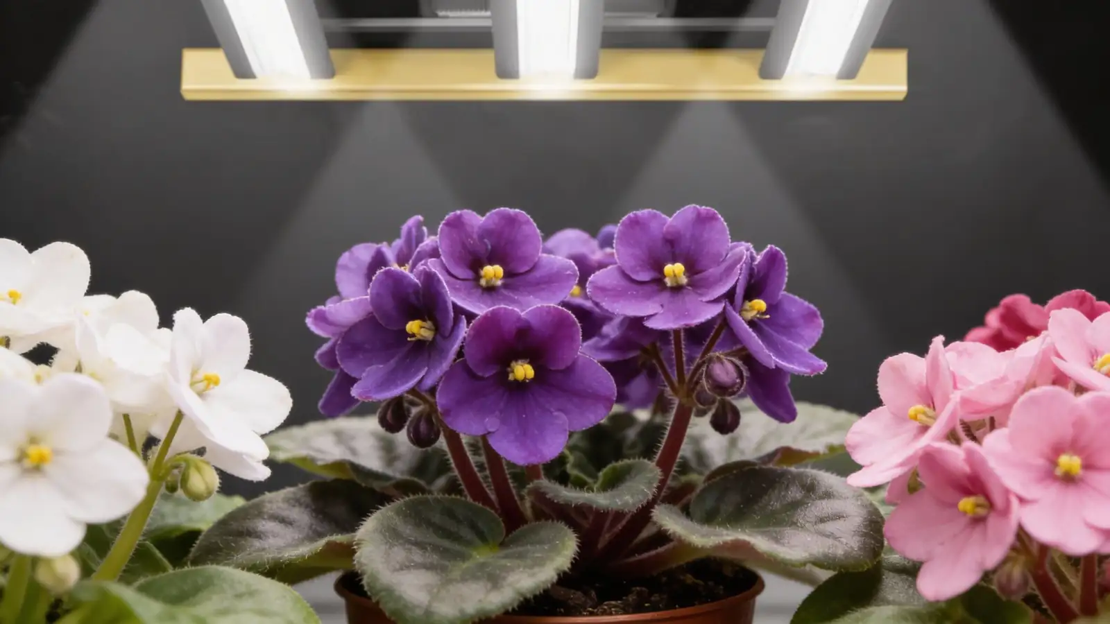 african violet LED grow light