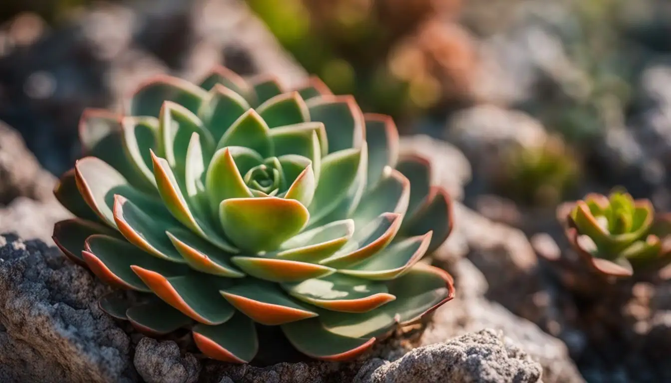 campfire crassula leaf close-up