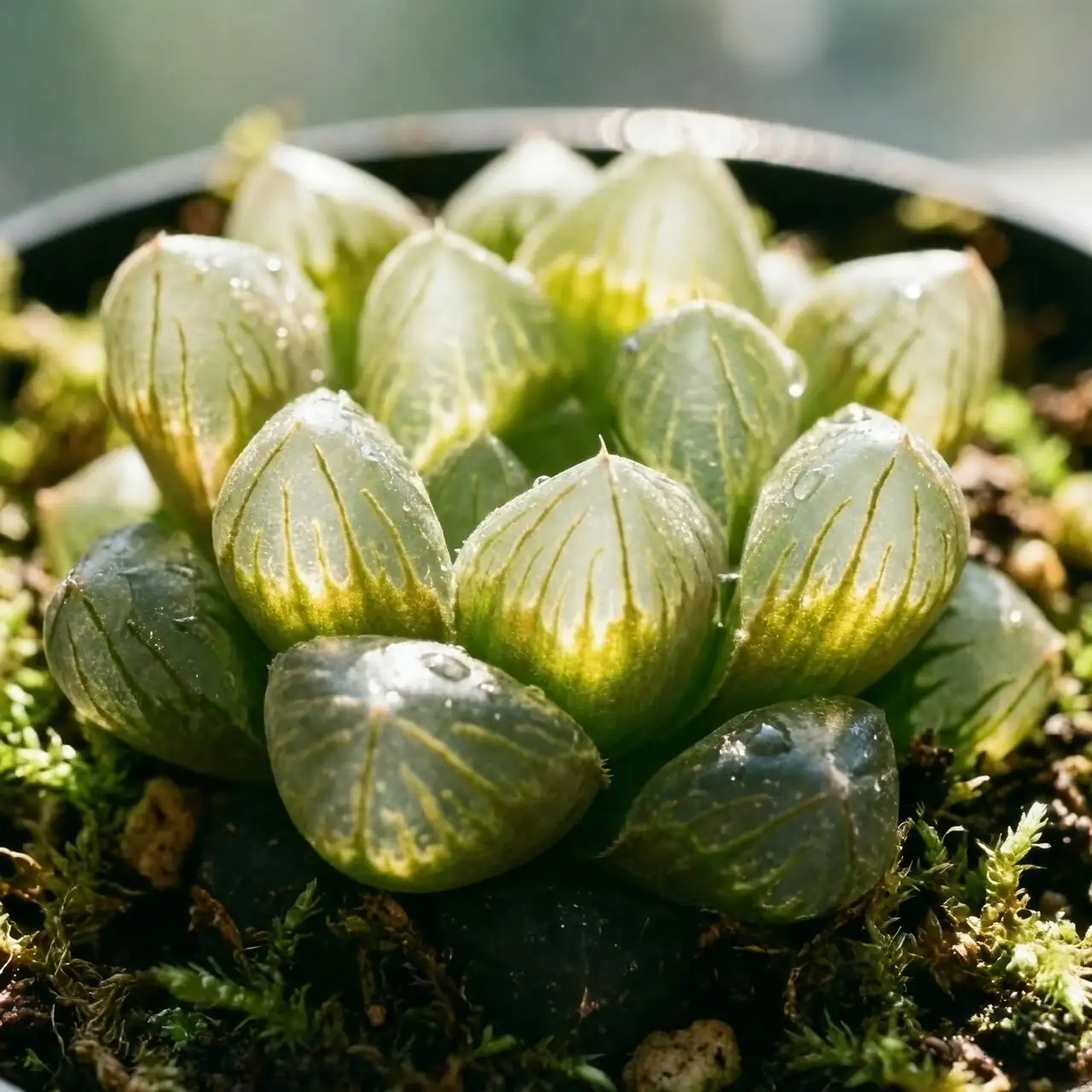 haworthia cooperi backlight setup reflector